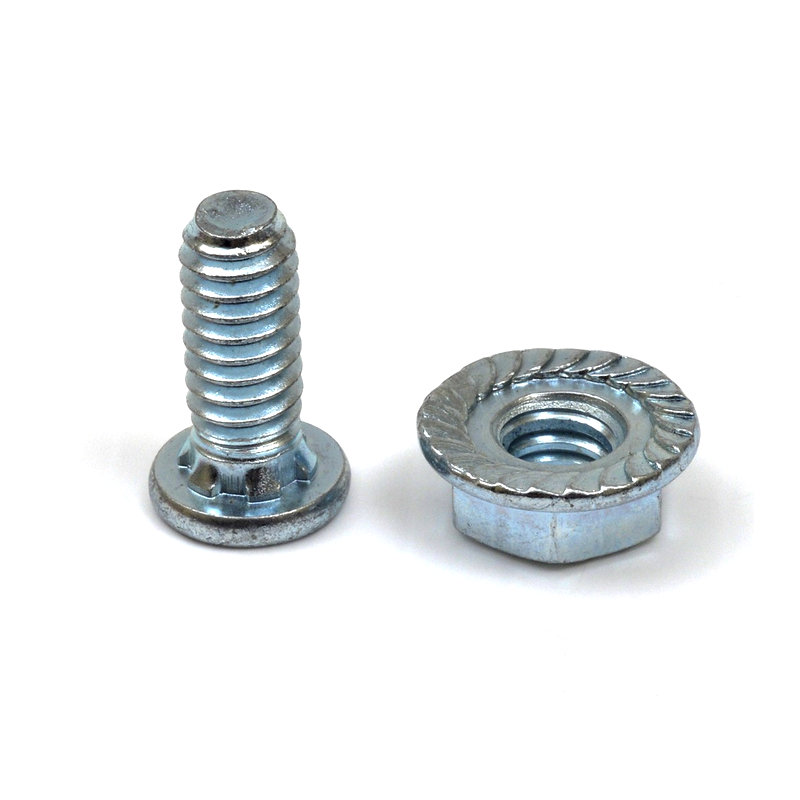 Garage Door Track Bolts And Serrated Flange Nuts (1/4-20)